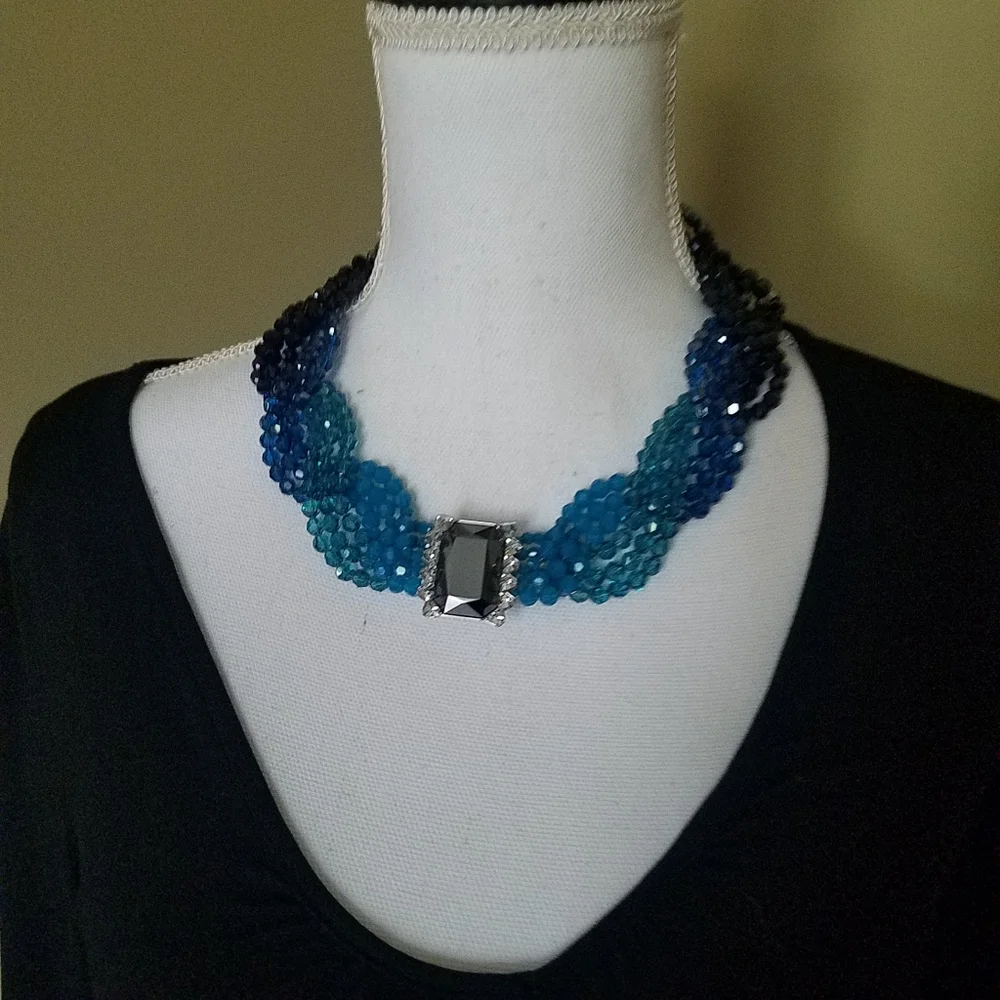 AUTHENTIC Swarovski Player Necklace & Bracelet SET RARE